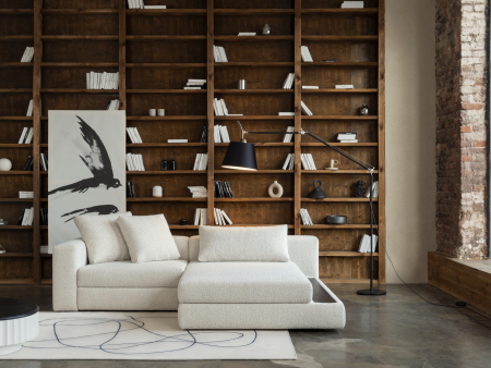 Coltar Extensibil cu Sezlong si Spatiu de Depozitare Bluebell Personalizabil 266cm Stil Contemporan Tapiterie Stofa [10]