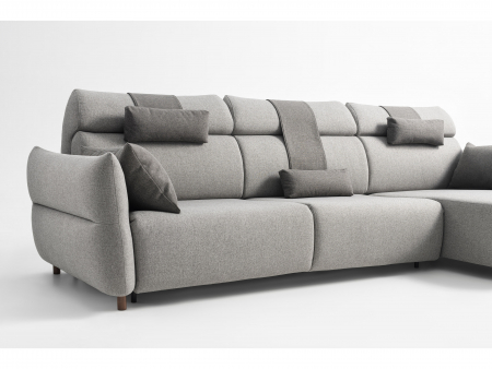 Coltar Extensibil cu Sezlong si Spatiu de Depozitare Bon Bon Personalizabil 310cm Stil Contemporan Tapiterie Stofa [16]