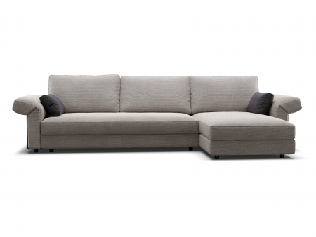 Coltar Extensibil cu Sezlong si Spatiu de Depozitare Cliff Personalizabil 330cm Stil Contemporan Cadru Lemn Masiv Tapiterie Stofa [9]