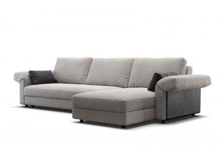 Coltar Extensibil cu Sezlong si Spatiu de Depozitare Cliff Personalizabil 330cm Stil Contemporan Cadru Lemn Masiv Tapiterie Stofa [10]