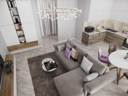 Coltar Extensibil cu Sezlong si Spatiu de Depozitare Cliff Personalizabil 330cm Stil Contemporan Cadru Lemn Masiv Tapiterie Stofa [1]