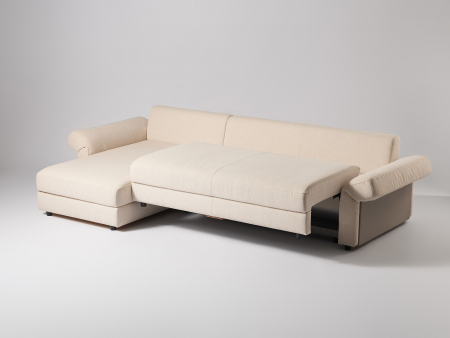Coltar Extensibil cu Sezlong si Spatiu de Depozitare Cliff Personalizabil 330cm Stil Contemporan Cadru Lemn Masiv Tapiterie Stofa [3]