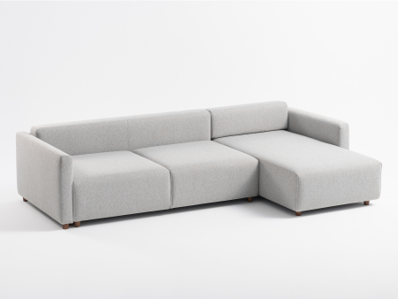 Coltar Extensibil cu Sezlong si Spatiu de Depozitare Como Personalizabil 244-284cm Stil Contemporan Tapiterie Stofa [22]