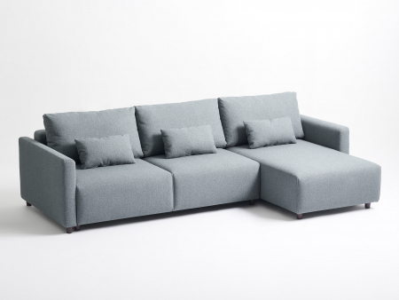 Coltar Extensibil cu Sezlong si Spatiu de Depozitare Como Personalizabil 244-284cm Stil Contemporan Tapiterie Stofa [5]
