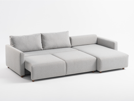 Coltar Extensibil cu Sezlong si Spatiu de Depozitare Como Personalizabil 244-284cm Stil Contemporan Tapiterie Stofa [23]