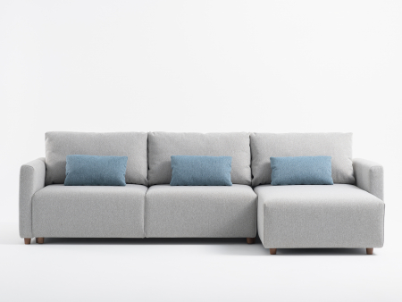 Coltar Extensibil cu Sezlong si Spatiu de Depozitare Como Personalizabil 244-284cm Stil Contemporan Tapiterie Stofa [15]