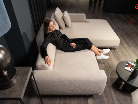 Coltar Extensibil cu Sezlong Ezari Personalizabil 316cm Stil Contemporan Tapiterie Stofa [1]