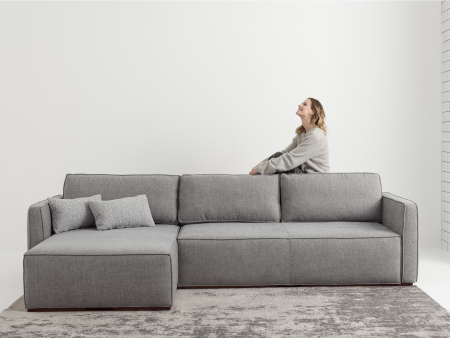 Coltar Extensibil cu Sezlong si Spatiu de Depozitare Esse Personalizabil 309cm Stil Contemporan Cadru Lemn Masiv Tapiterie Stofa [38]