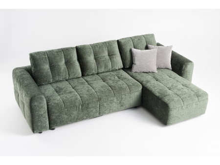 Coltar Extensibil cu Sezlong si Spatiu de Depozitare Mallow Personalizabil 262-292cm Stil Contemporan Tapiterie Stofa [2]