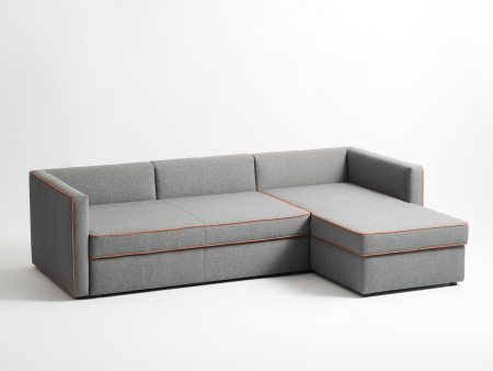 Coltar Extensibil cu Sezlong si Spatiu de Depozitare Mono Personalizabil 230-270cm Stil Contemporan Tapiterie Stofa [19]