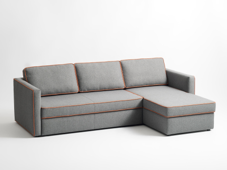 Coltar Extensibil cu Sezlong si Spatiu de Depozitare Mono Personalizabil 230-270cm Stil Contemporan Tapiterie Stofa [18]