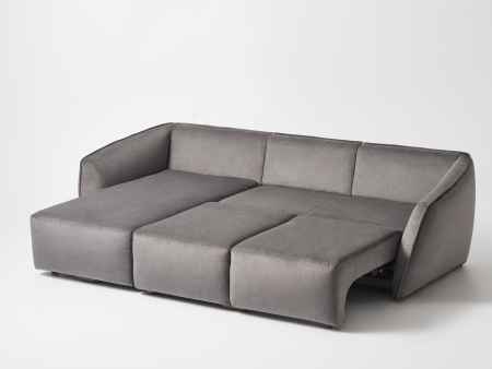 Coltar Extensibil cu Sezlong si Spatiu de Depozitare Moon Personalizabil 270-314cm Stil Contemporan Cadru Lemn Masiv Tapiterie Stofa [14]