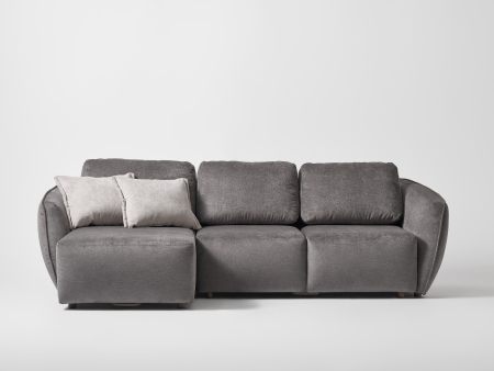 Coltar Extensibil cu Sezlong si Spatiu de Depozitare Moon Personalizabil 270-314cm Stil Contemporan Cadru Lemn Masiv Tapiterie Stofa [16]