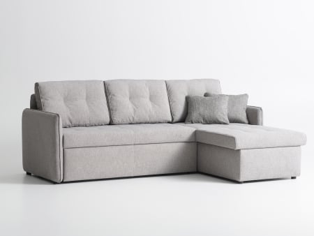 Mobila Living - Coltar Extensibil cu Sezlong si Spatiu de Depozitare Stella Personalizabil 250cm Stil Modern Tapiterie Stofa