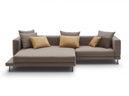 Coltar Extensibil cu Sezlong Karol Personalizabil 306cm Stil Contemporan Tapiterie Stofa [9]