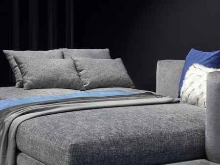 Coltar Extensibil cu Sezlong Karol Personalizabil 306cm Stil Contemporan Tapiterie Stofa [6]