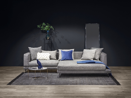 Coltar Extensibil cu Sezlong Karol Personalizabil 306cm Stil Contemporan Tapiterie Stofa [1]