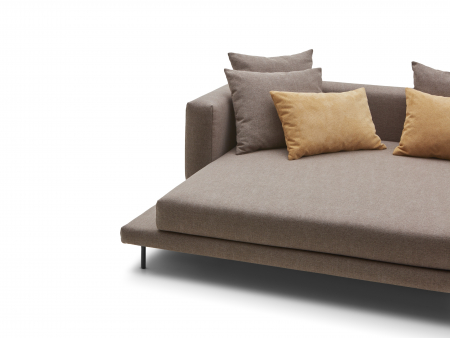 Coltar Extensibil cu Sezlong Karol Personalizabil 306cm Stil Contemporan Tapiterie Stofa [11]