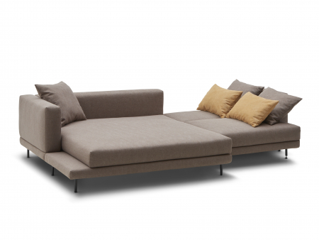 Coltar Extensibil cu Sezlong Karol Personalizabil 306cm Stil Contemporan Tapiterie Stofa [12]