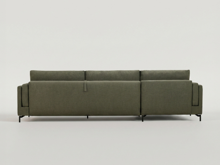 Coltar extensibil modular Hazel, personalizabil, cu spatiu de depozitare, stil scandinav, tapiterie stofa [3]