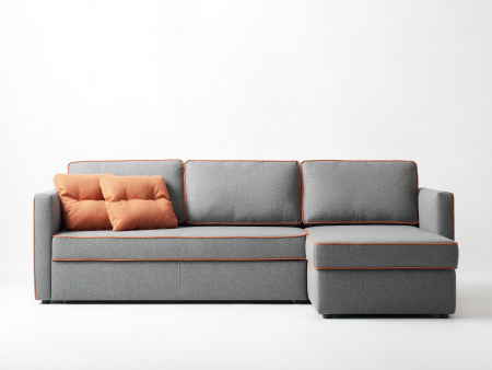 Mood - Coltar Extensibil cu Sezlong si Spatiu de Depozitare Mono Personalizabil 230-270cm Stil Contemporan Tapiterie Stofa