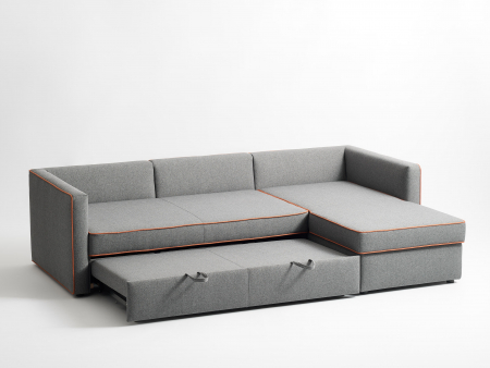 Coltar Extensibil cu Sezlong si Spatiu de Depozitare Mono Personalizabil 230-270cm Stil Contemporan Tapiterie Stofa [6]