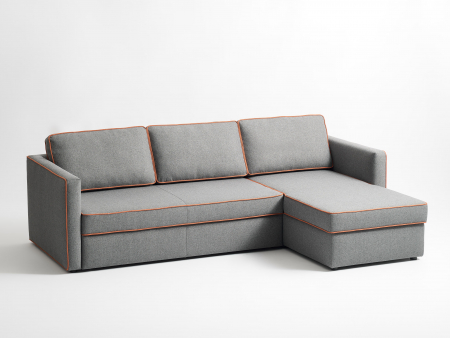 Coltar Extensibil cu Sezlong si Spatiu de Depozitare Mono Personalizabil 230-270cm Stil Contemporan Tapiterie Stofa [3]