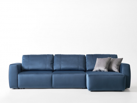 Mood - Coltar Extensibil cu Sezlong si Spatiu de Depozitare Moss Personalizabil 290-330cm Stil Contemporan Tapiterie Stofa