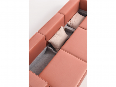 Coltar Extensibil cu Sezlong Move Personalizabil 230-320cm Stil Contemporan Tapiterie Stofa [27]
