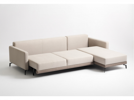 Coltar Extensibil cu Sezlong si Spatiu de Depozitare Notta Personalizabil 238-278cm Stil Contemporan Tapiterie Stofa [12]