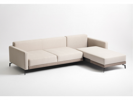 Coltar Extensibil cu Sezlong si Spatiu de Depozitare Notta Personalizabil 238-278cm Stil Contemporan Tapiterie Stofa [13]