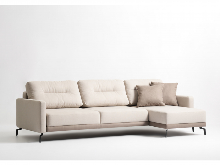 Mood - Coltar Extensibil cu Sezlong si Spatiu de Depozitare Notta Personalizabil 238-278cm Stil Contemporan Tapiterie Stofa