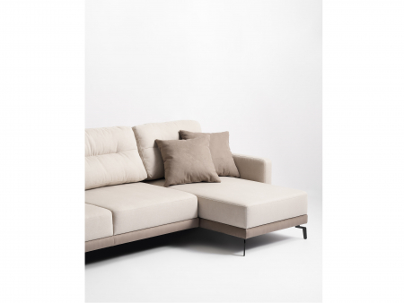 Coltar Extensibil cu Sezlong si Spatiu de Depozitare Notta Personalizabil 238-278cm Stil Contemporan Tapiterie Stofa [6]