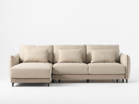 Mood - Coltar Extensibil cu Sezlong si Spatiu de Depozitare Tulon Personalizabil 260-290cm Stil Contemporan Tapiterie Stofa
