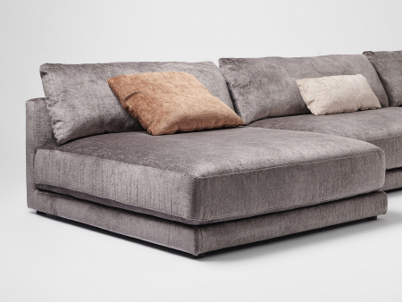 Coltar cu Sezlong Katarina Modular Personalizabil 385x227cm Stil Contemporan Cadru Lemn Masiv Tapiterie Stofa sau Piele [9]