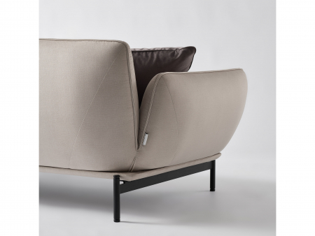 Coltar cu Sezlong Lotus Modular Personalizabil 342cm Stil Contemporan Cadru Lemn Masiv Tapiterie Stofa sau Piele [10]