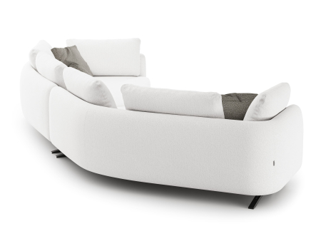 Coltar modular Amalfi, personalizabil, cadru lemn masiv, tapiterie stofa, stil Contemporan [12]