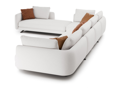 Coltar modular Amalfi, personalizabil, cadru lemn masiv, tapiterie stofa, stil Contemporan [5]