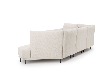 Coltar modular Anaga, personalizabil, cadru lemn masiv, tapiterie stofa, stil Contemporan [4]