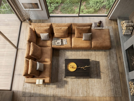 Coltar modular Avant, personalizabil, cadru lemn masiv, tapiterie stofa, ultra moale, stil Modern [6]