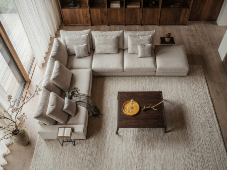 Coltar modular Avant, personalizabil, cadru lemn masiv, tapiterie stofa, ultra moale, stil Modern [15]