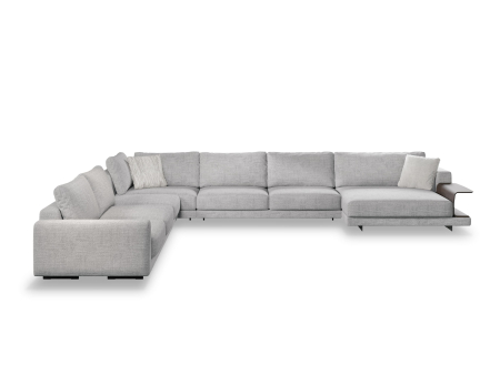 Coltar modular Calypso, personalizabil, cadru lemn masiv, tapiterie stofa, stil Contemporan [2]