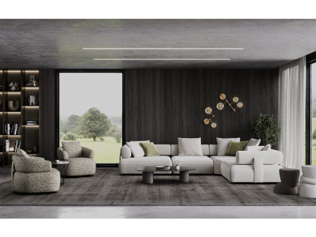 Coltar modular Goya, personalizabil, cadru lemn masiv, tapiterie stofa, stil Contemporan [1]