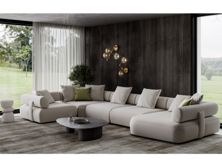Coltar modular Goya, personalizabil, cadru lemn masiv, tapiterie stofa, stil Contemporan [12]