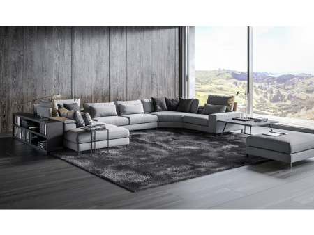 Coltar modular Horizon, personalizabil, cadru lemn masiv, tapiterie stofa, stil Modern [5]