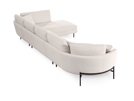 Coltar modular Hudson, personalizabil, cadru lemn masiv, tapiterie stofa, stil Contemporan [6]