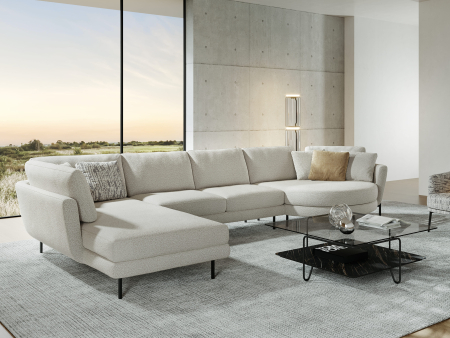 Coltar modular Hudson, personalizabil, cadru lemn masiv, tapiterie stofa, stil Contemporan [10]