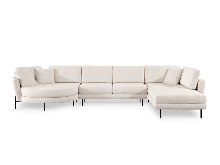 Olta - Coltar modular Hudson, personalizabil, cadru lemn masiv, tapiterie stofa, stil Contemporan