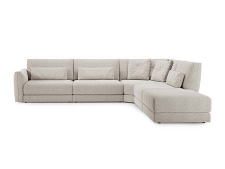 Olta - Coltar modular Luis, personalizabil, cadru lemn masiv, tapiterie stofa, stil Modern