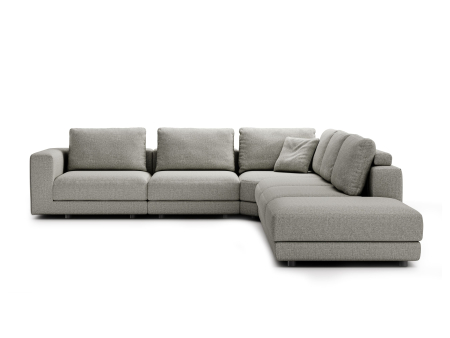 Olta - Coltar modular Maxwell, personalizabil, cadru lemn masiv, tapiterie stofa, stil Contemporan